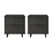 Manhattan Comfort Granville Dark Grey 2-Drawer Nightstand, 2PK 2-NS-5015 - alternate 8